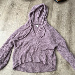 women’s fuzzy sweater